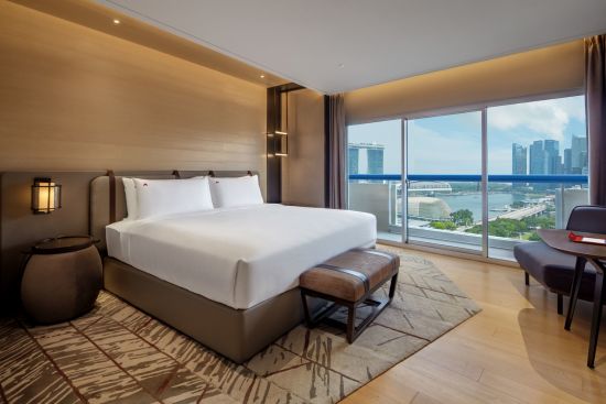 Swissotel The Stamford à Singapour:  Premier Marina Bay | King