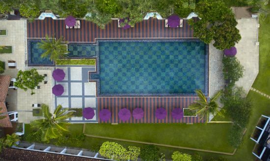 Thaala Bentota Resort:  Lobby Pool from above