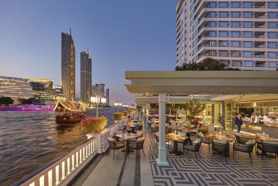 Mandarin Oriental à Bangkok:  Riverside Terrace