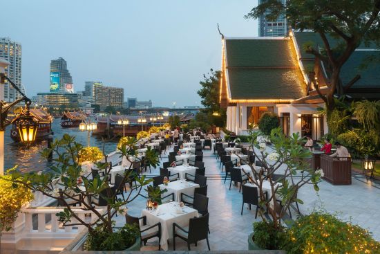 Mandarin Oriental à Bangkok:  Terrace Rim Naam