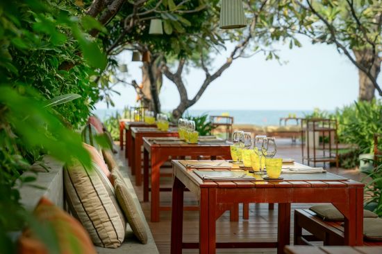 Let's Sea Hua Hin Al Fresco Resort:  Beach Restaurant Dining Terrace