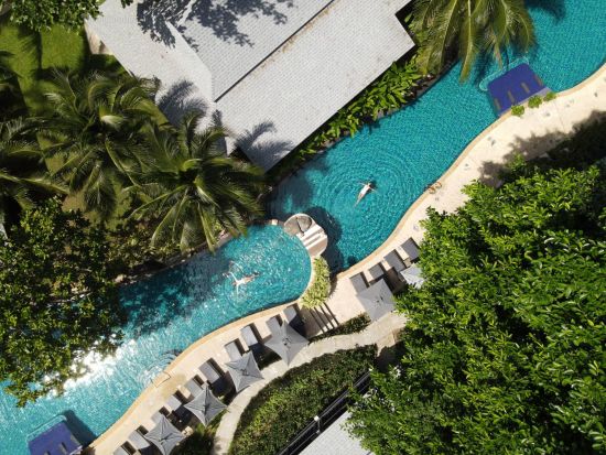 Moracea by Khao Lak Resort:  Pool from above