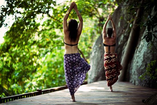 Anantara Rasananda Koh Phangan Villas à Ko Phangan:  Private yoga class