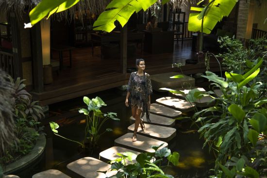 Anantara Rasananda Koh Phangan Villas à Ko Phangan:  Pathway to Spa