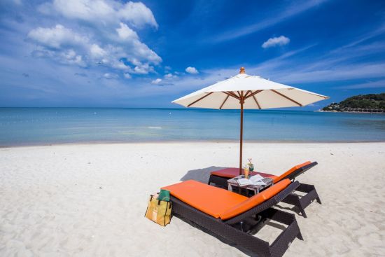 New Star Beach Resort à Ko Samui:  Beach