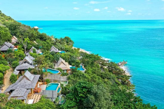 Santhiya Koh Phangan Resort & Spa in Ko Phangan:  Bird Eye View