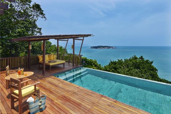 Six Senses Samui à Ko Samui:  Ocean Front Pool Villa Suite | Deck