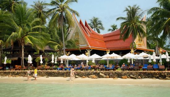 Santhiya Tree Koh Chang Resort à Ko Chang: beach: 