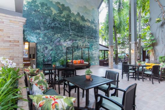 Siam Bayshore in Pattaya:  Garden Pavilion Cafe