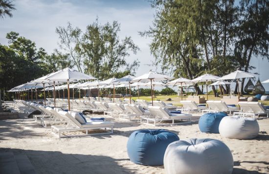 Anantara Mai Khao Phuket Villas:  Bean Bag & Sun Bed