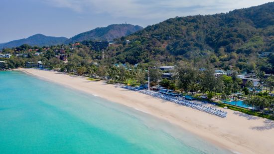 Katathani Phuket Beach Resort:  overview beach