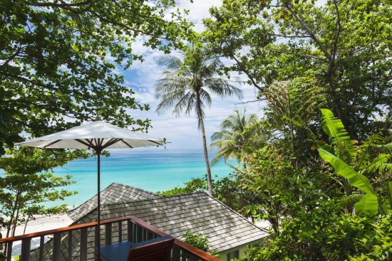 The Surin Phuket:  View to the beach