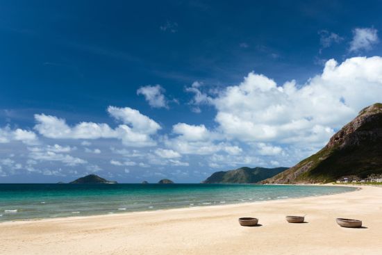 Six Senses Con Dao:  1.6km of sandy beach