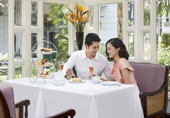 Sofitel Legend Metropole à Hanoi:  L'Orangerie High Tea