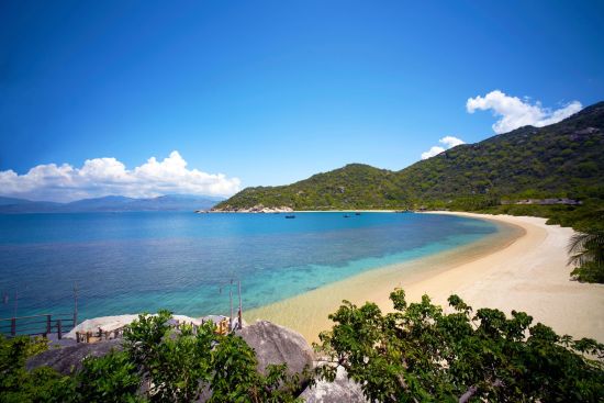 Six Senses Ninh Van Bay in Nha Trang:  Beach