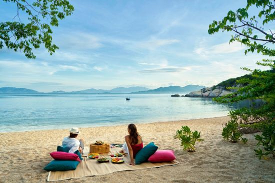 Six Senses Ninh Van Bay in Nha Trang:  Beach Picnic