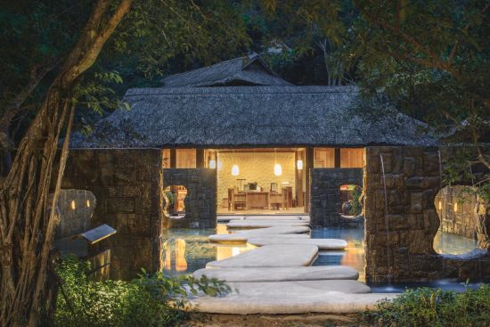 Six Senses Ninh Van Bay in Nha Trang:  Spa Entrance