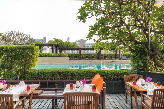 Pathumwan Princess in Bangkok:  Terrazza Italian Restaurant