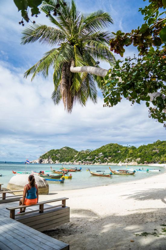 The Beach Club by Haadtien in Ko Tao: beach: 