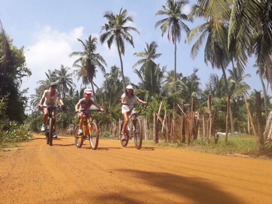Elements Beach & Nature Resort in Kalpitiya:  Biking