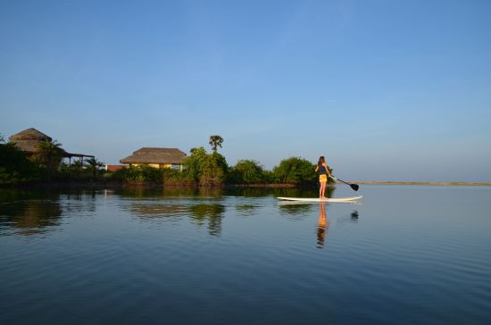 Elements Beach & Nature Resort in Kalpitiya:  Stand up Paddle
