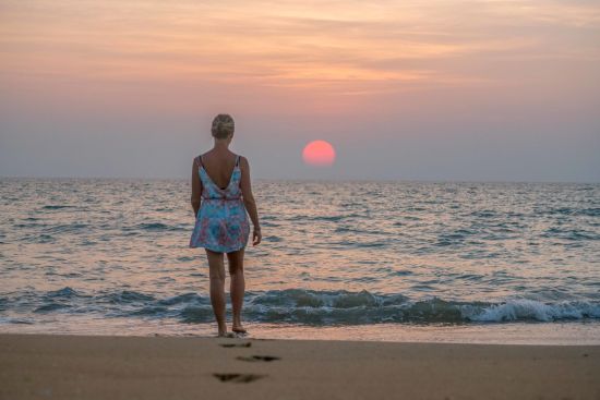 Elements Beach & Nature Resort in Kalpitiya:  Sunset 