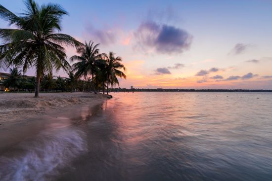 Amaya Beach à Passekudah:  beach: beach: Sunset