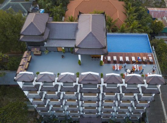 Yadanarpon Dynasty à Mandalay: Hotel from Bird`s eye view