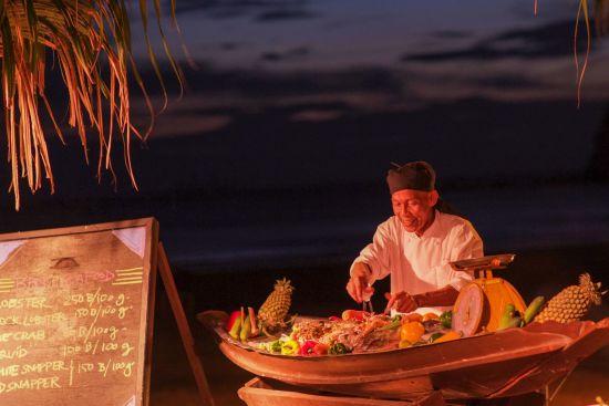 Twin Lotus Resort & Spa in Ko Lanta: Live cooking