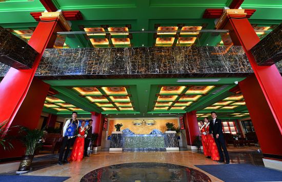 Thangka Hotel à Lhasa:  Lobby