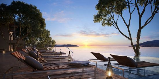 Amari Phuket:  Ocean Suites Wing Pool Lounge Area