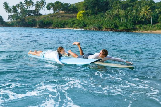 Anantara Peace Haven Tangalle Resort:  Surfing with Tropicsurf