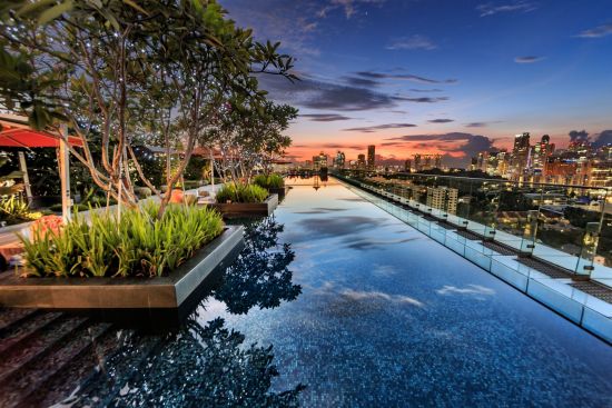 Jen Orchardgateway à Singapour:  Rooftop Infinity Pool