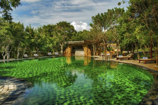 Uga Chena Huts in Yala National Park:  Main Pool