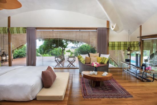 Uga Chena Huts in Yala National Park:  Cabin with Pool