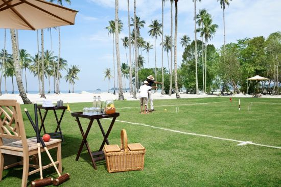 The Sanchaya à Bintan:  Croquet