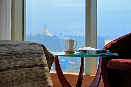 Jasmine Palace in Yangon:  Deluxe | Living Room