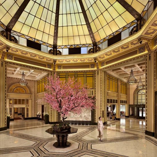 Fairmont Peace in Shanghai:  Lobby Atrium