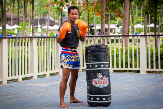 Dusit Thani Krabi Beach Resort:  Thai Boxing