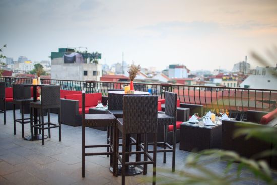 MK Premier Boutique Hotel à Hanoi:  Restaurant & Bar