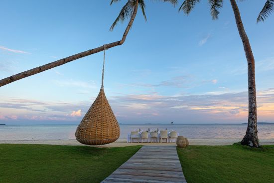 Nay Palad Hideaway in Siargao: Beach Dinner