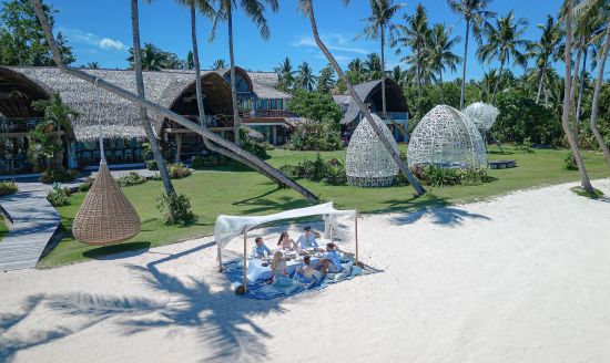 Nay Palad Hideaway in Siargao: Beach Lunch