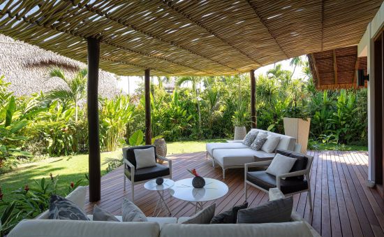 Nay Palad Hideaway in Siargao: Garden View Villa | Deck