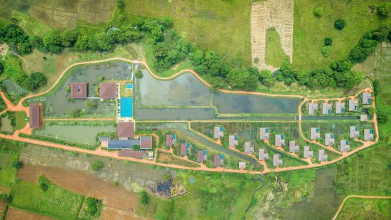Water Garden Sigiriya:  Aerial View