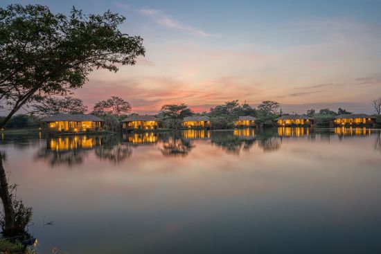 Water Garden Sigiriya:  Water and Villas