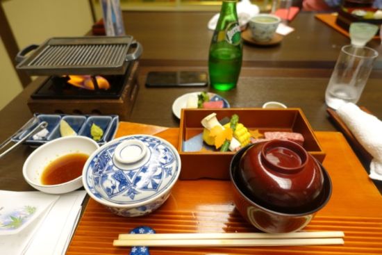 Hidatei Hanaougi Ryokan in Takayama: f&b: 