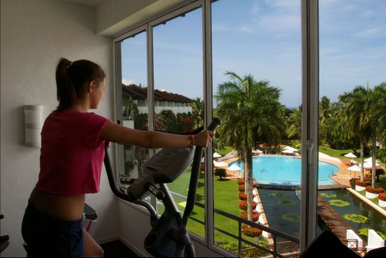 Lanka Princess Ayurveda Hotel in Beruwela:  Gym