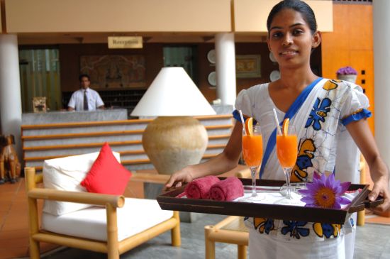 Lanka Princess Ayurveda Hotel in Beruwela:  Guest Welcome
