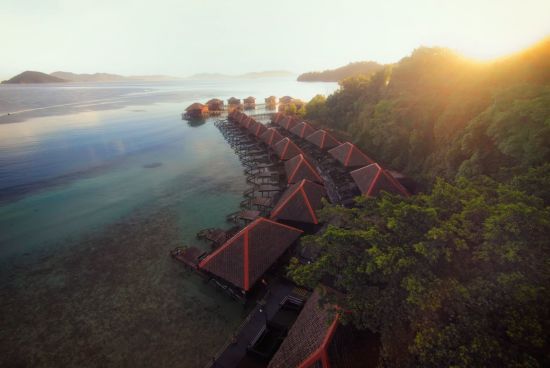 Gayana Marine Resort in Kota Kinabalu: Areal Shot