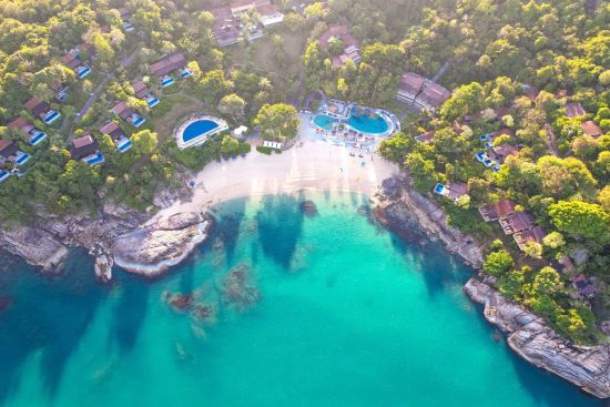 Garrya Tongsai Bay Samui in Ko Samui:  beach: exterior: Overview & Beach